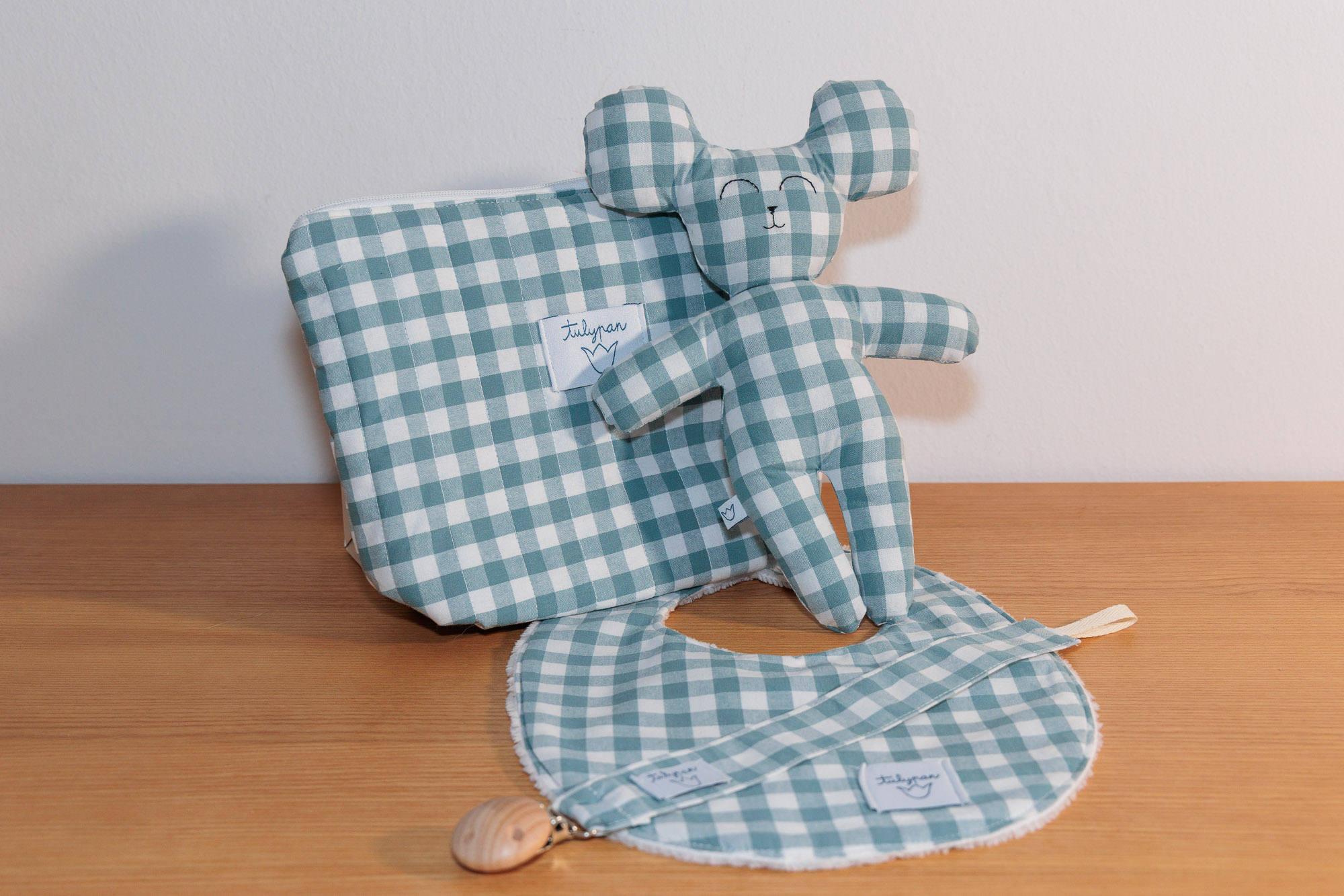 Baby set Blue Vichy